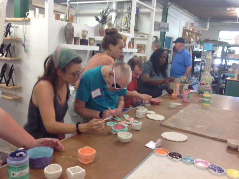 first round of pottery