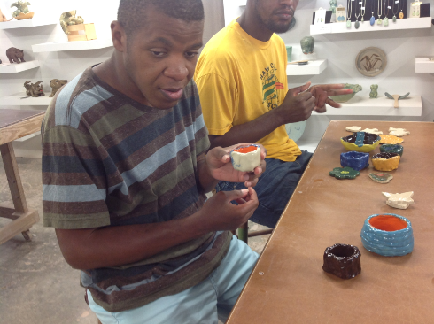 first round of pottery lessons
