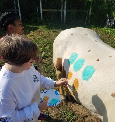painting horses